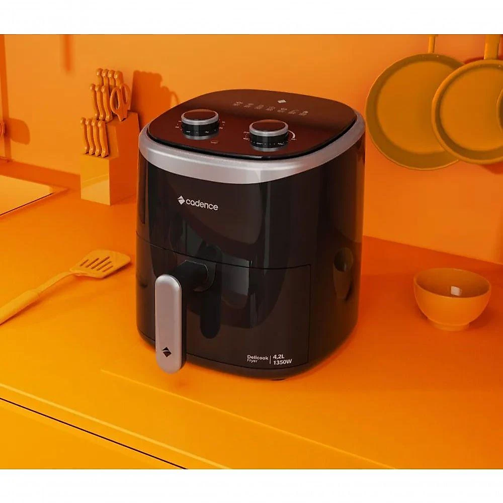 Fritadeira Sem Óleo 4,2L Cadence Delicook Fryer 220V