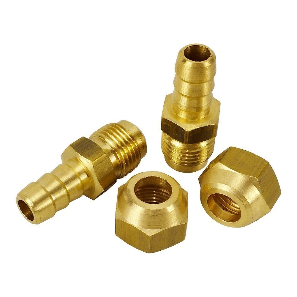 Miniatura Kit Cano De Cobre 3-8 Gás De Cozinha 10m + Bico Para Mangueira 1 Unidade