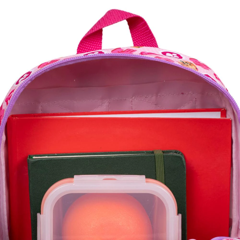 Miniatura Mochila Escolar Feminina Patrulha Canina Skye Baby Rosa Rosa
