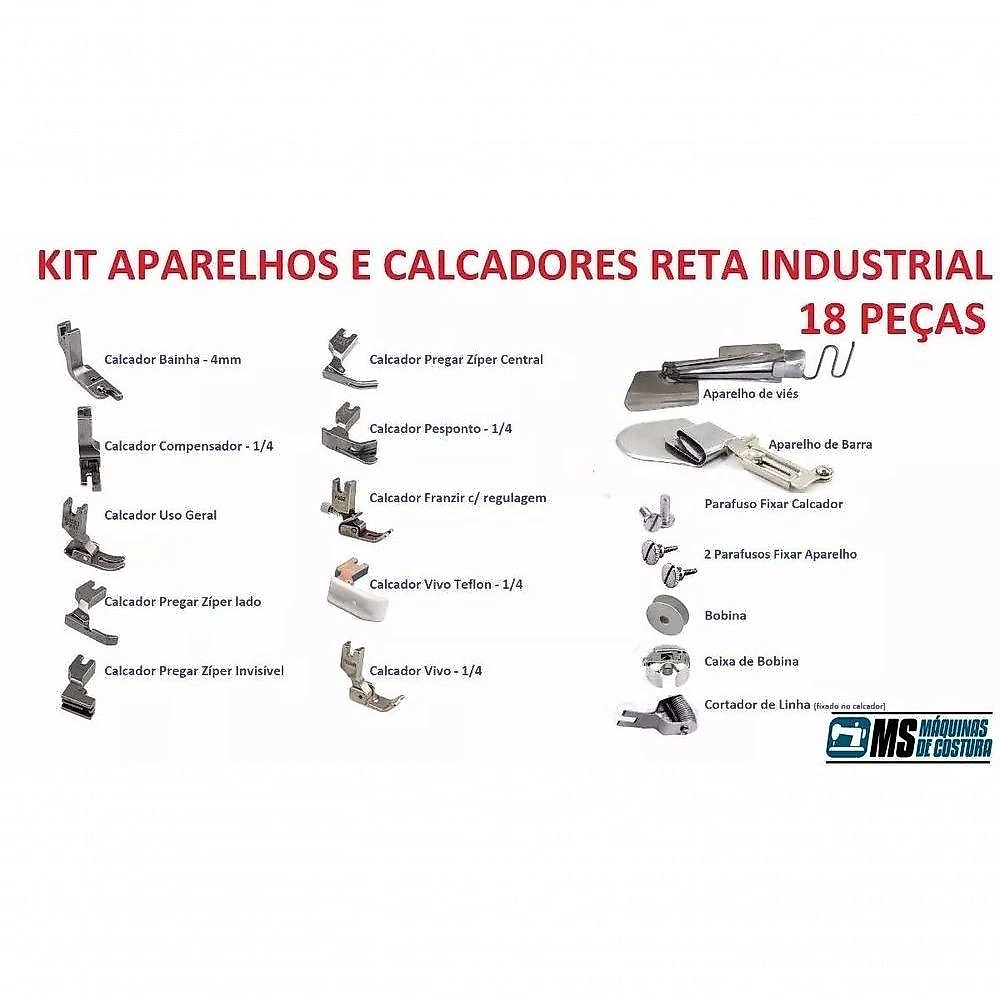 Reta Eletrônica Que Fala- A4-jack 220v+kit 19 Calcadores 220V
