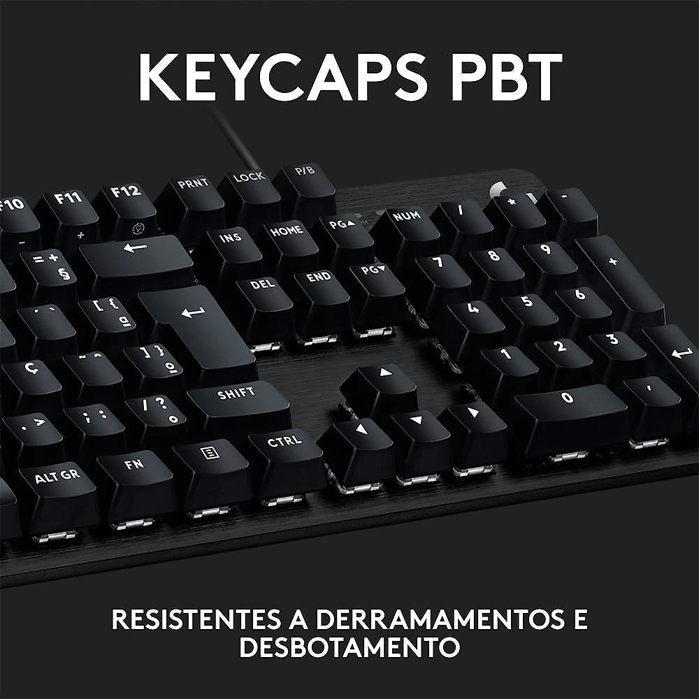 Teclado Mecânico Gamer Logitech G G413 SE, USB, Anti-Ghosting, ABNT2, Preto - 920-010554
