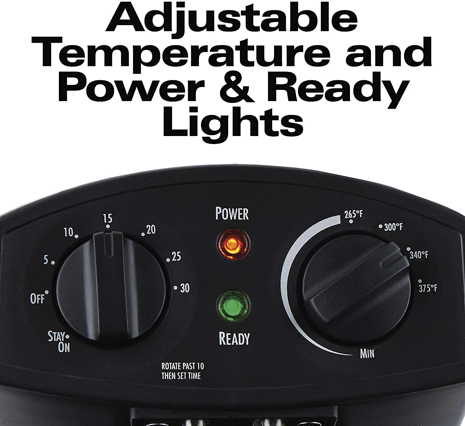 Miniatura Hamilton Beach 35036 Fritadeira Elétrica Industrial a Óleo 4 5L com Controle de Temperatura 1800W110V Aço Inox