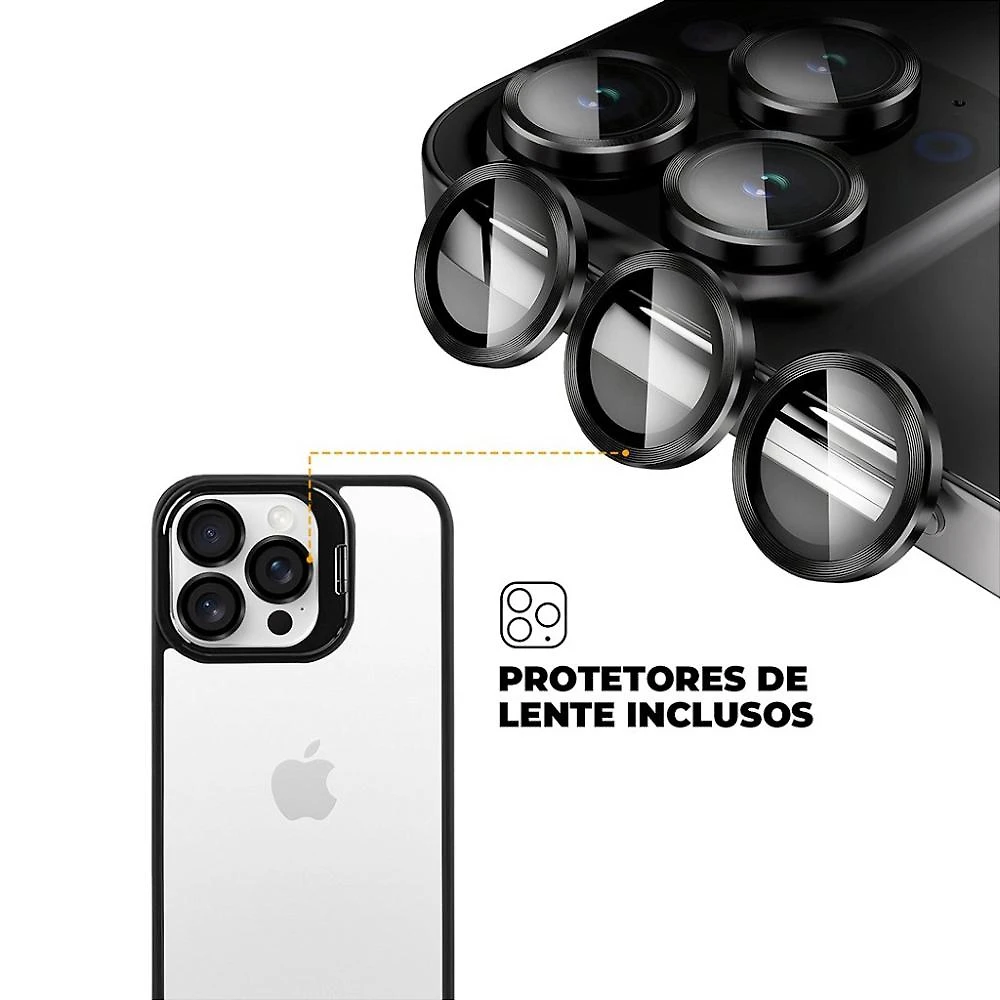 Miniatura Capa para iPhone 13 Pro Max - Gravity Preta - Gshield