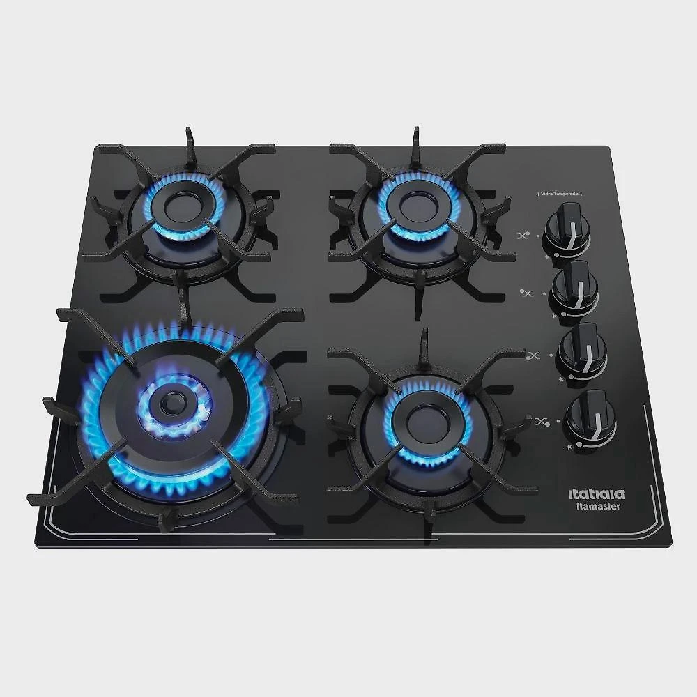 Miniatura Fogão Cooktop Itatiaia Itamaster 4 Bocas Tripla Chamas