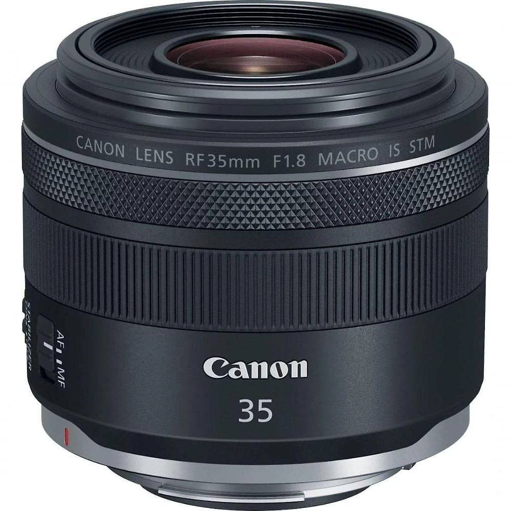 Lente Canon Rf35mm F1.8 Macro IS STM 0.5x para Câmeras EOS Série R Preto