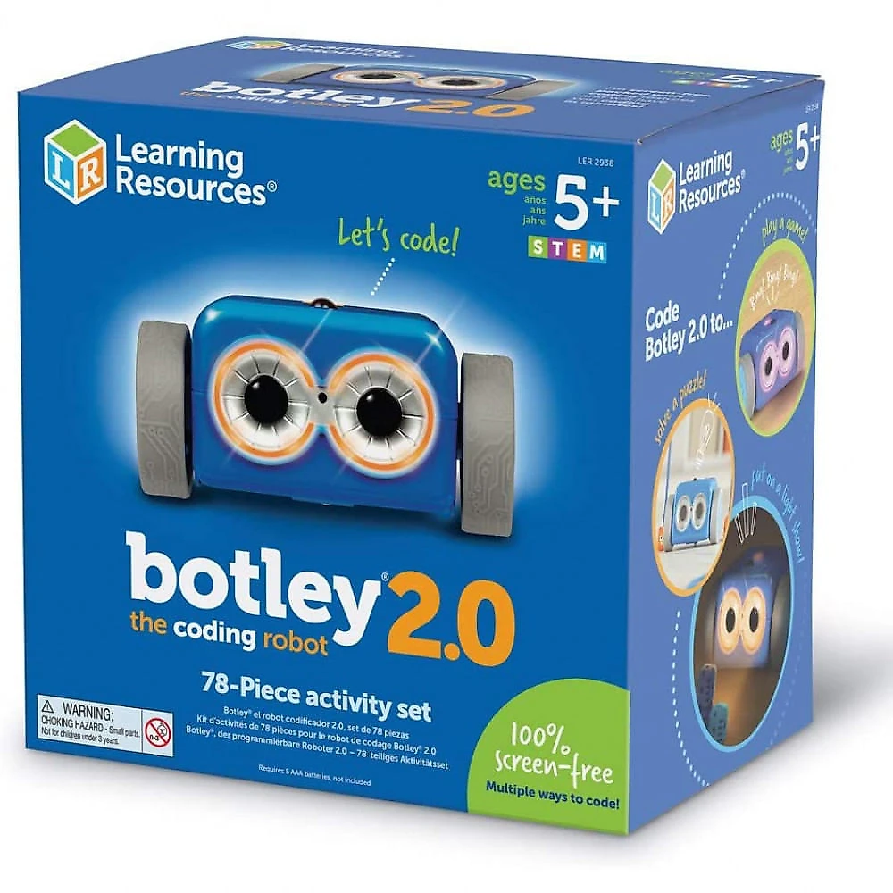 Learning Resources Robô de codificação Educativo pCrianças de 4 Anos ou Mais Azul