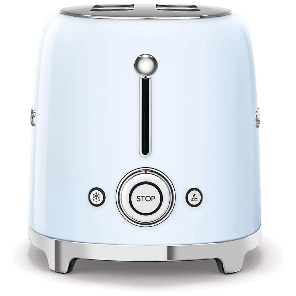 Conjunto Smeg de Cafeteira e Torradeira Retro para um Café da Manhã Cheio de Estilo em Azul