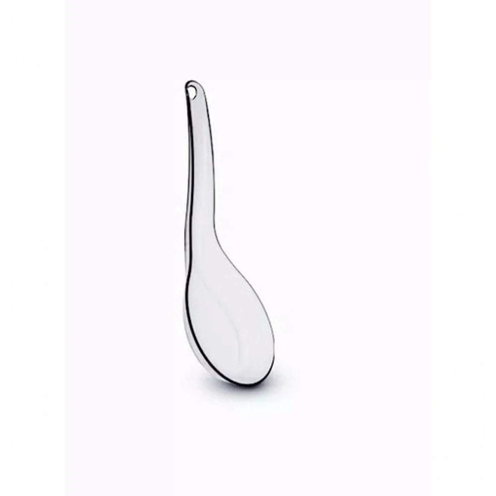 Colher Descartável Indiana Brigadeiro 12CM C-100 un Branco Transparente Higipack
