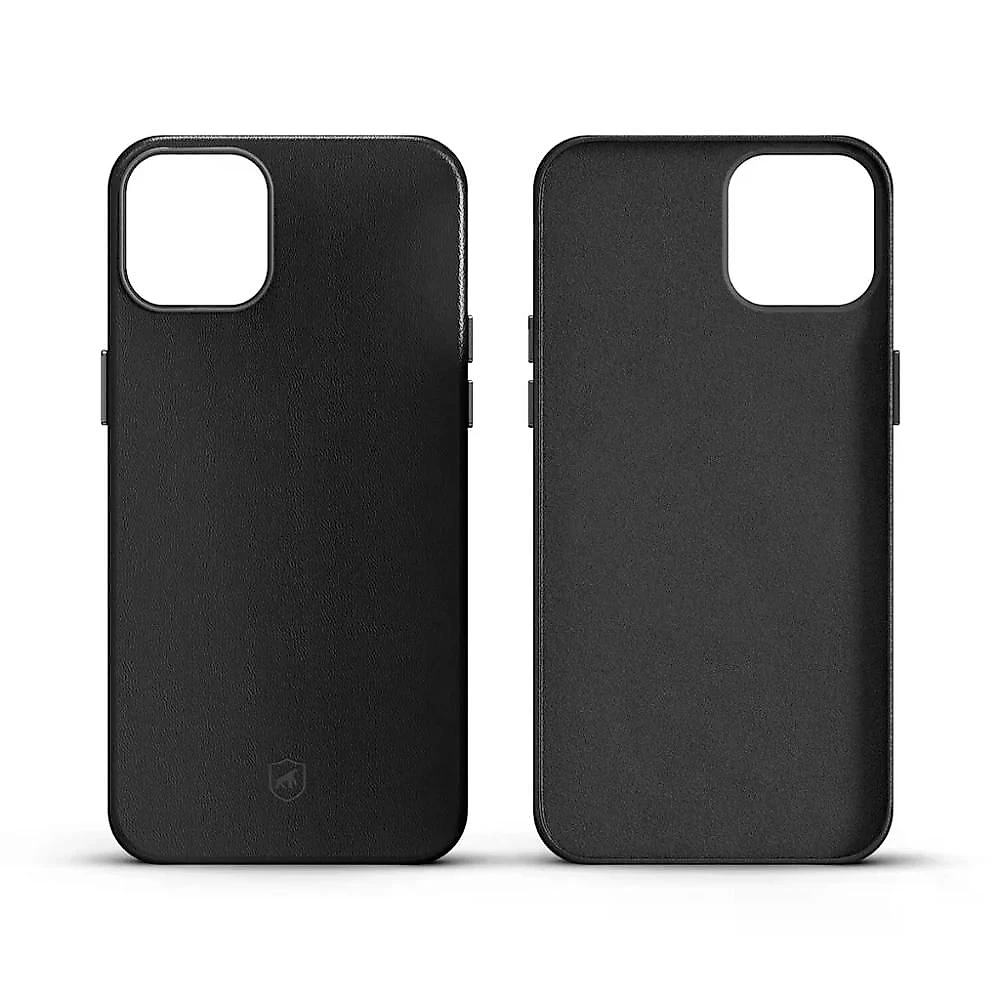 Kit Capa Couro Dual Preta e Pelicula Ultra Glass para iPhone 15 - Gshield