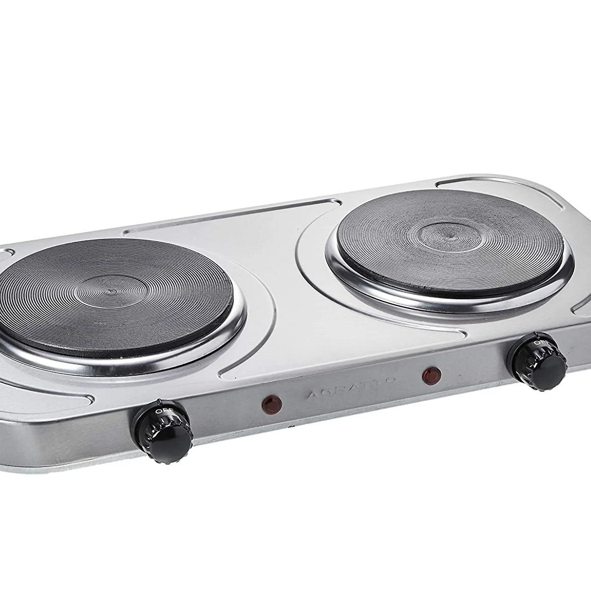 Miniatura Fogão Eletrico Cooktop Agratto 2 Duas Bocas Pratos 2000W
