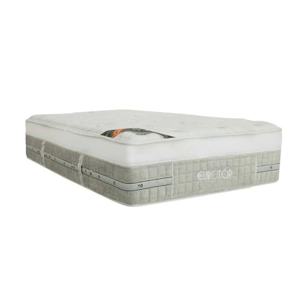 Colchão Solteiro Molas Visco Ensacadas Pocket Eurotop Summer Winter Euro Pillow (78x188x34) - Castor