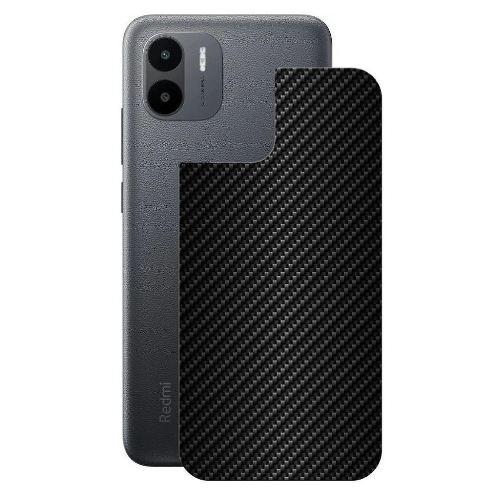 Película Para Xiaomi Redmi A2+ - Traseira De Fibra De Carbono Preta - Gshield