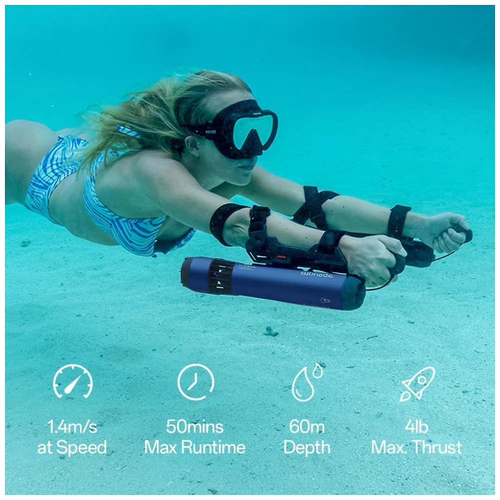 Scooter Subaquática, Waydoo Subnado Underwater Scooter Lite: Aventura Subaquática Compacta e Portátil para Adultos e Crianças