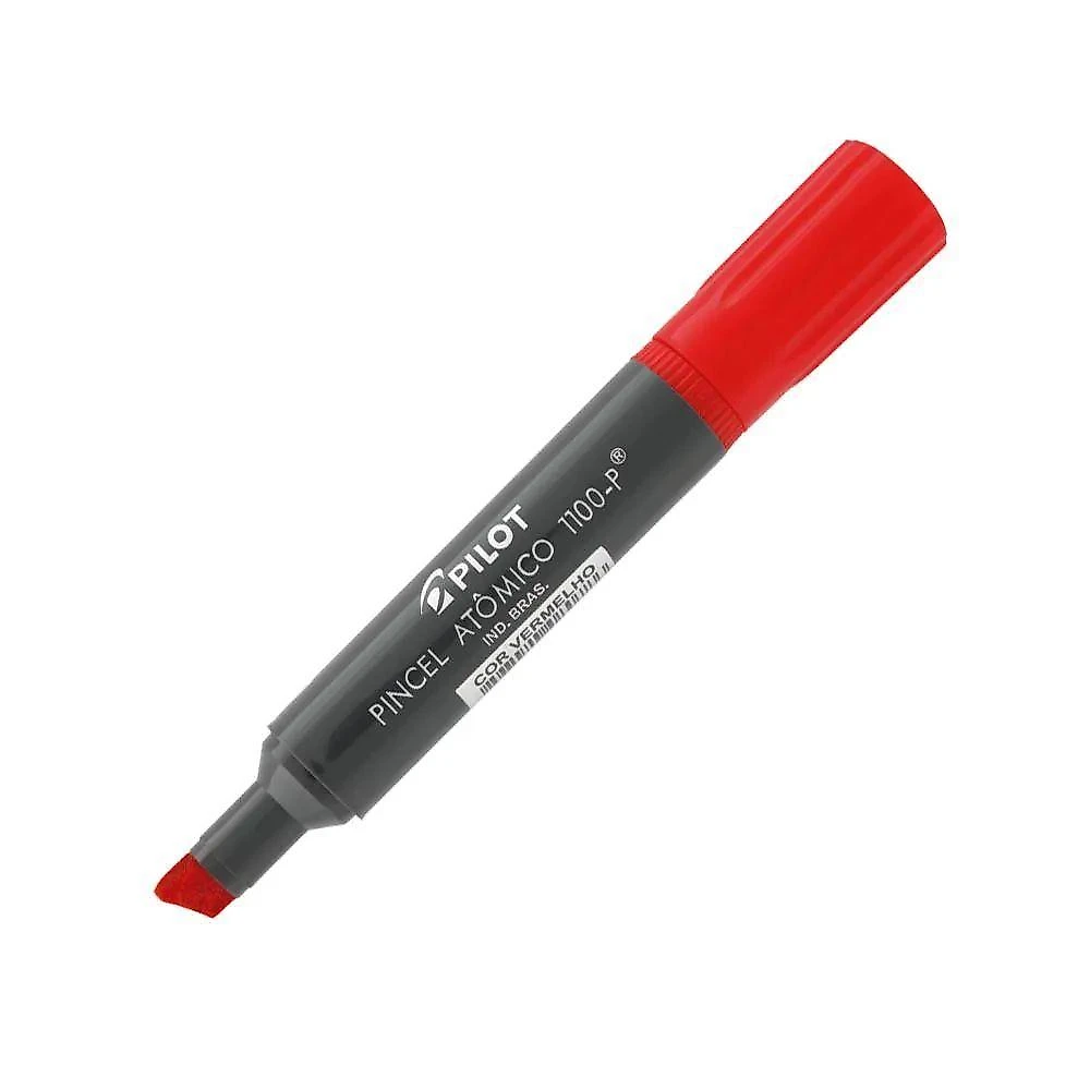 Miniatura Pincel Atômico Pilot 1100 Marcador Permanente Ponta Acrílica Vermelho