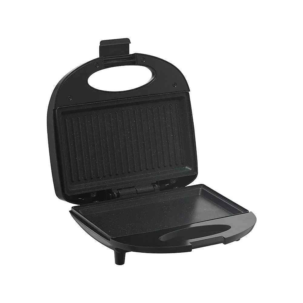 Sanduicheira Midea SWMX2 com Revestimento Blackstone 750W Preto e Inox 220V