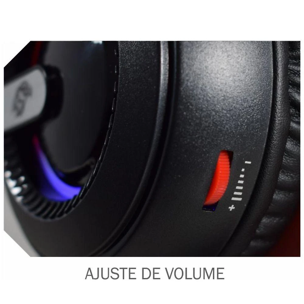 Headset Kmex Gamer Rgb 7.1 Ar63 Preto