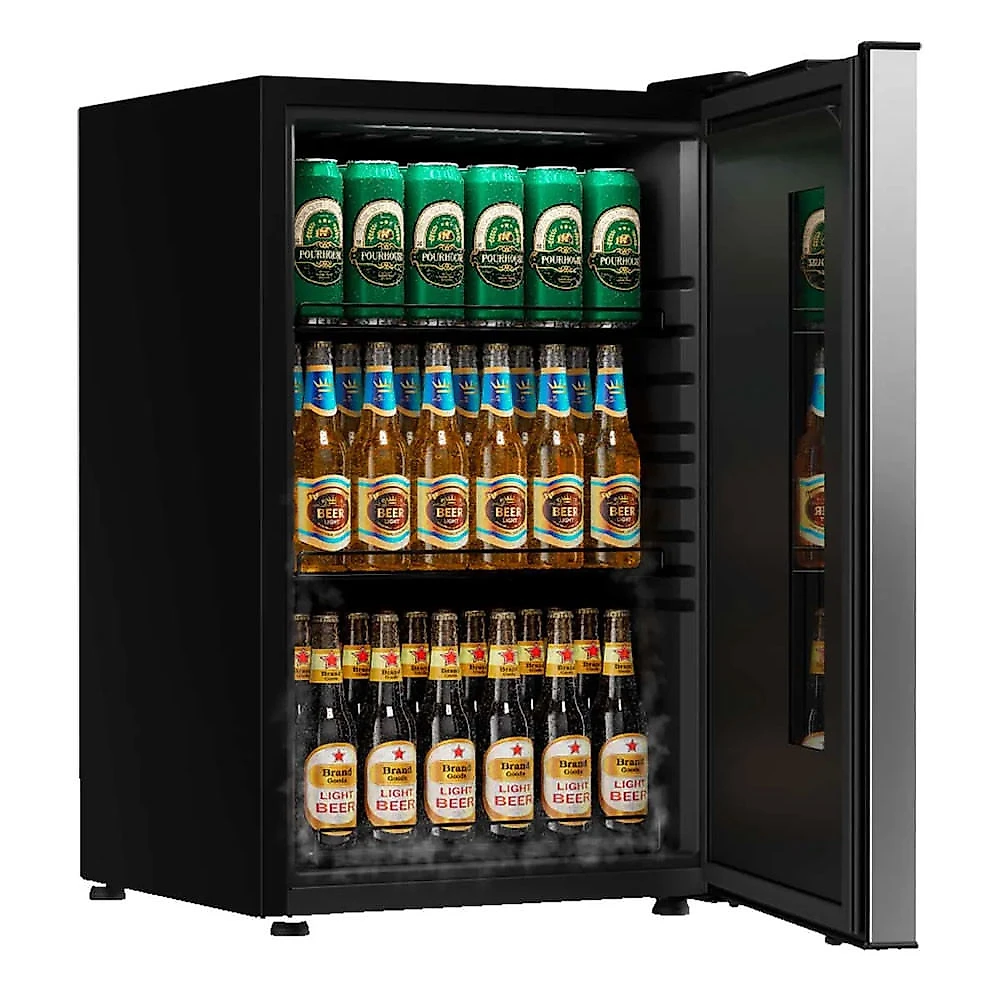Cervejeira Beer Maxx One Inverter 114L Porta Inox Digital + 2 a -6ºc VN12TPI Metalfrio Inox - 110V