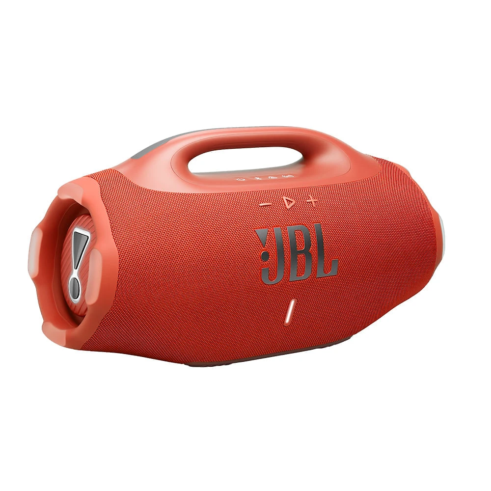 Caixa de Som Bluetooth JBL Boombox 4 Laranja, Bateria de Até 34H à Prova d’Água e Resistente a Poeira IP68 e 210W
