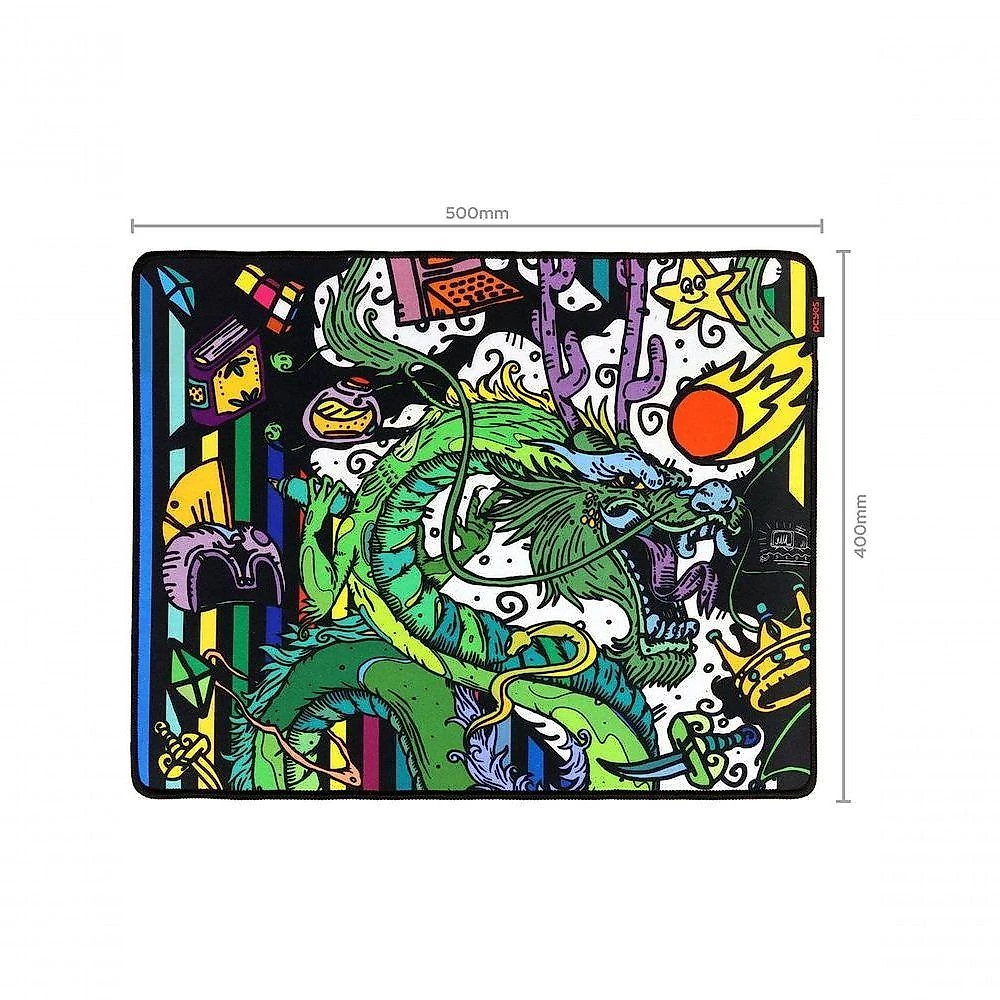 Mouse Pad Gamer Pcyes Ancient Dragon Medium - 500 X 400mm -