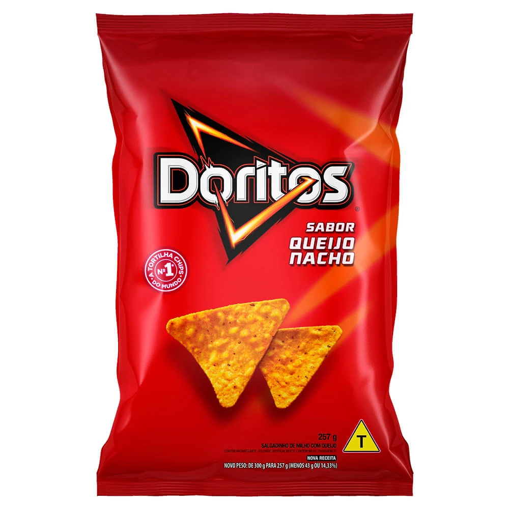 Doritos Elma Chips Sabor Queijo Nacho 257g
