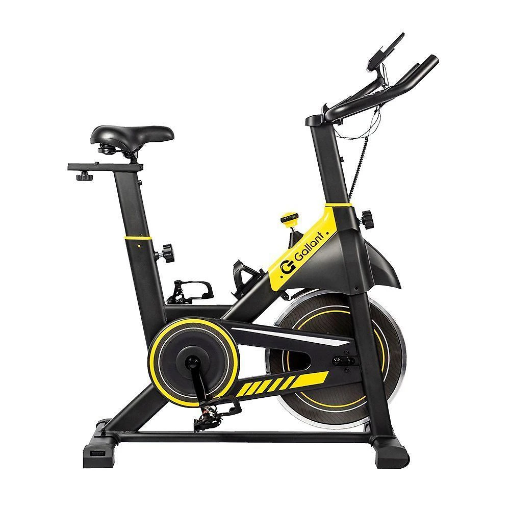 Bicicleta ergométrica spinning magnética gallant elite roda de inércia 13 kg (gsb13hmga-pt)