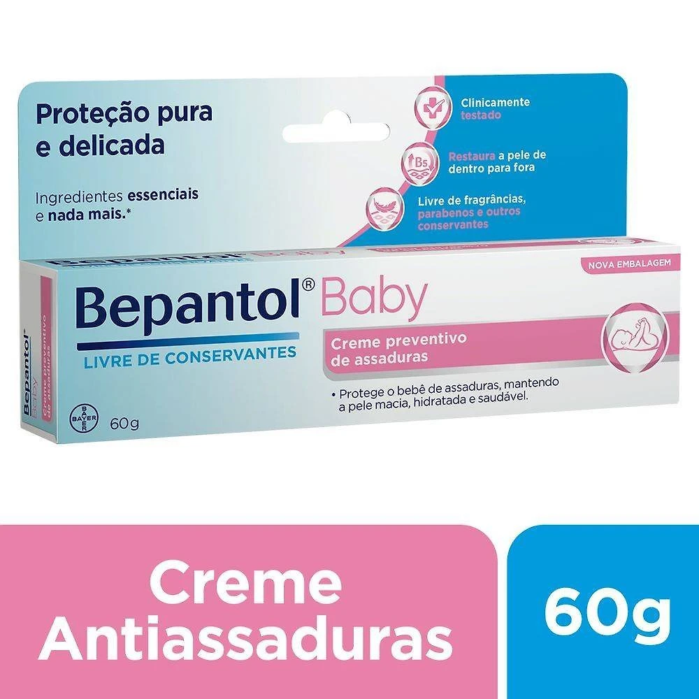 Bepantol Baby Creme Preventivo De Assaduras Para Bebês 60g