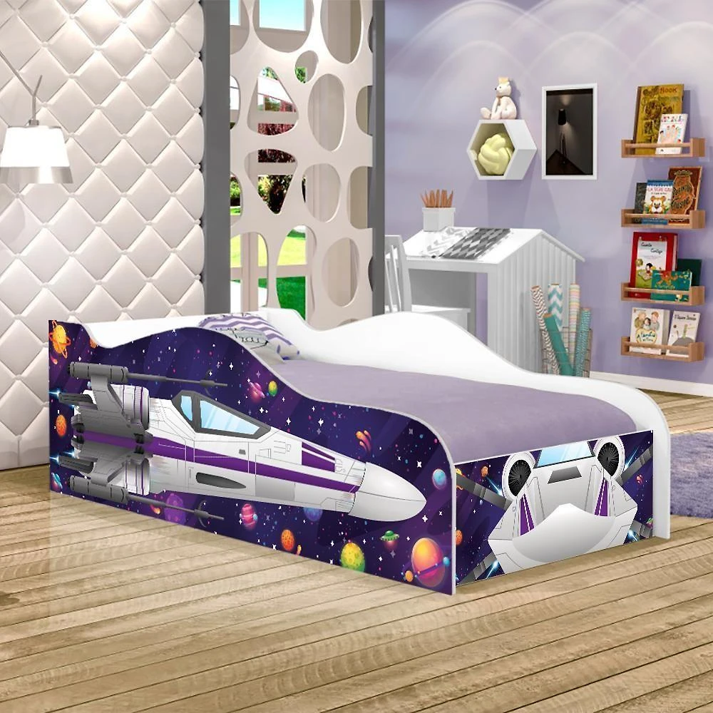 Cama Nave Star Force Kids Solteiro