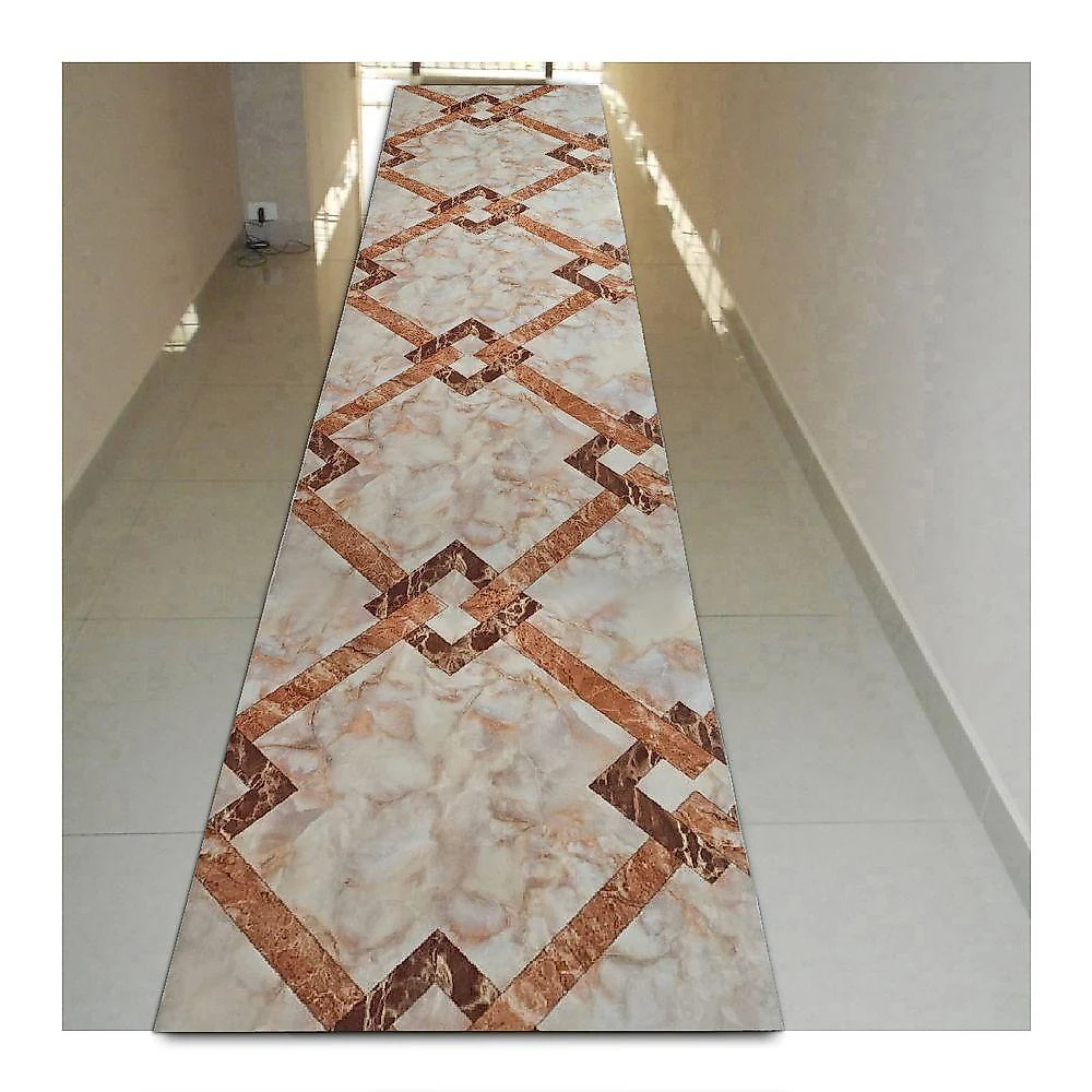 Passadeira Em Manta Vinilico Similar Laminado 0,50x3,00 Marmore