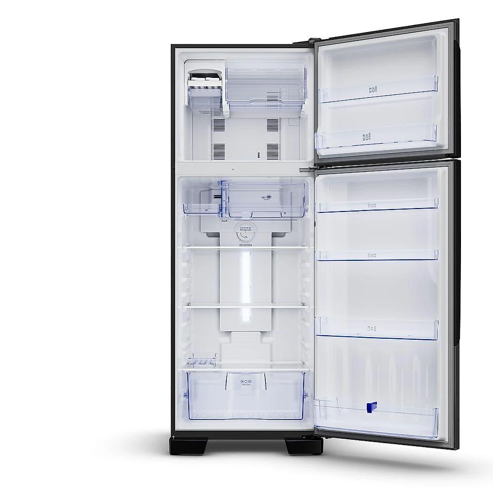 Geladeira Panasonic BT71 Black Inox Look Duplex Frost Free 494L Inverter A - NR-BT71PV4BA 110V