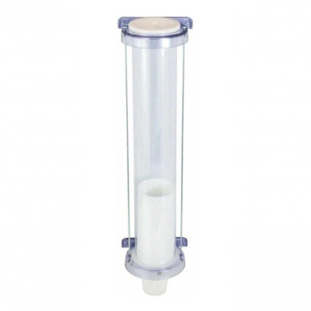 Dispenser para Copos Descartáveis A2 em Acrílico com Fixação em Parede Transparente Higipack