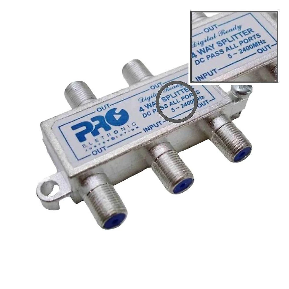 Divisor Proeletronic Pqdv-2024 1:4 Satelite 5 2400mhz