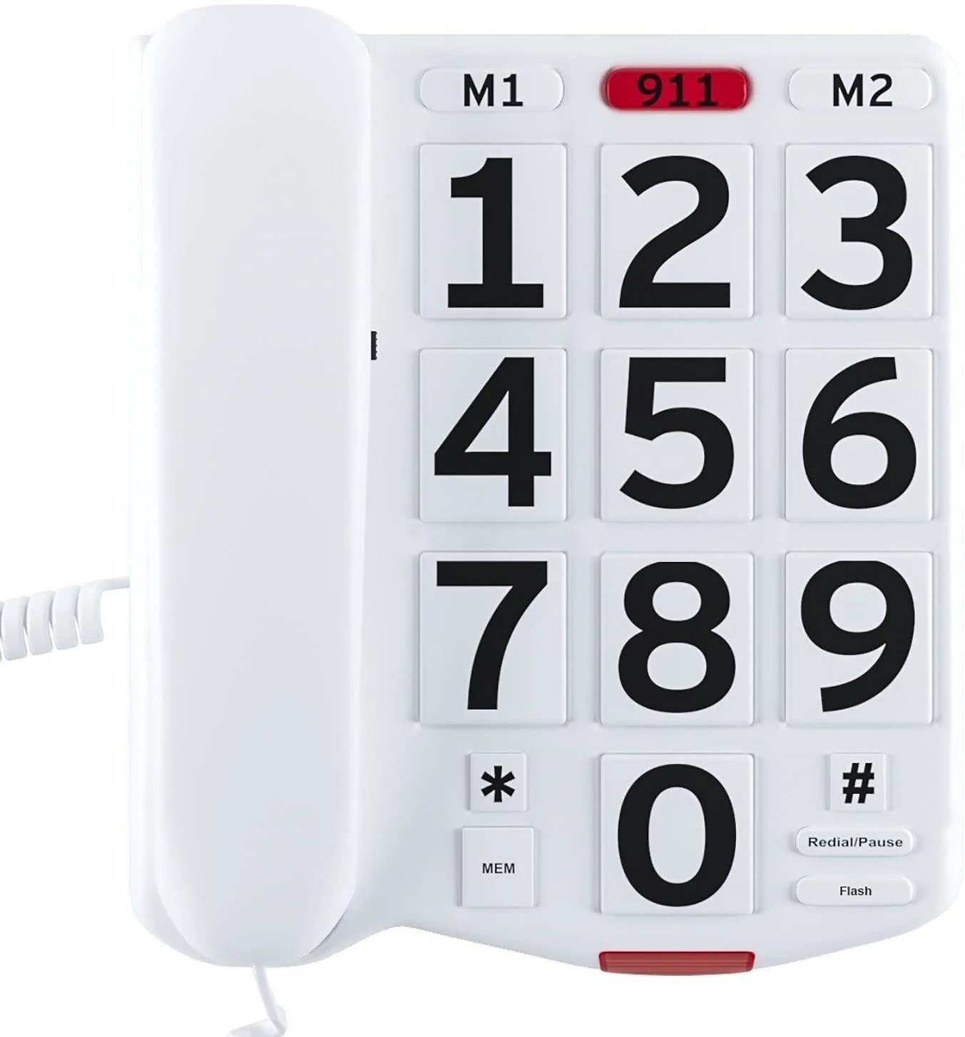 Home Intuition CP08481 Telefone com Fio para Sênior de Linha