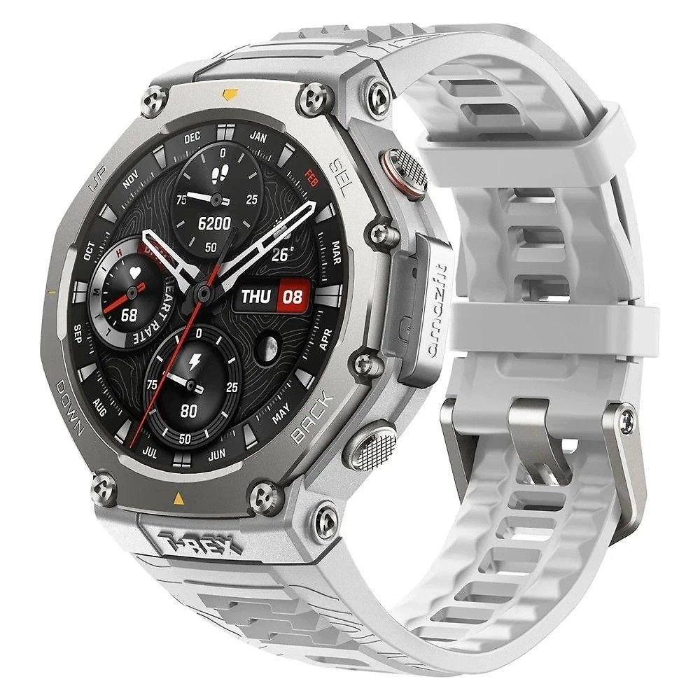 Smartwatch Amazfit T-rex 3 A2323 Tela AMOLED 1.3 Monitoramento Saúde Bateria 480h Cinza