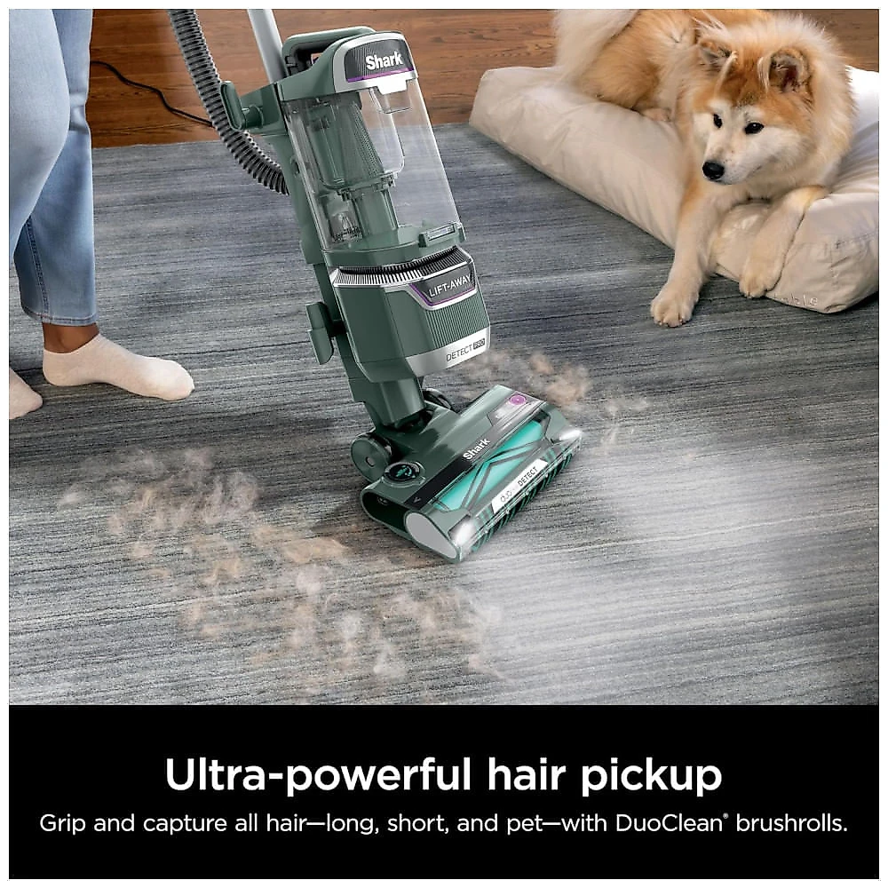 Aspirador Vertical Shark Detect Pro Lift-Away ADV LA802 Verde DuoClean Detect HEPA Sucção Poderosa 110V