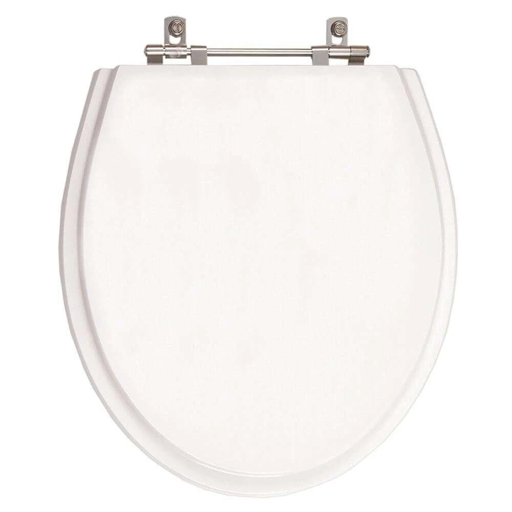 Assento Sanitário Em Mdf Ritz Branco Para Bacia Deca
