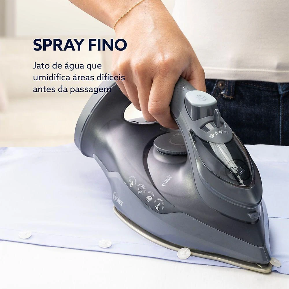 Kit Ferro De Passar Aeroceramic 250ml E Aspirador Vertical Blue 3 Em 1 110V