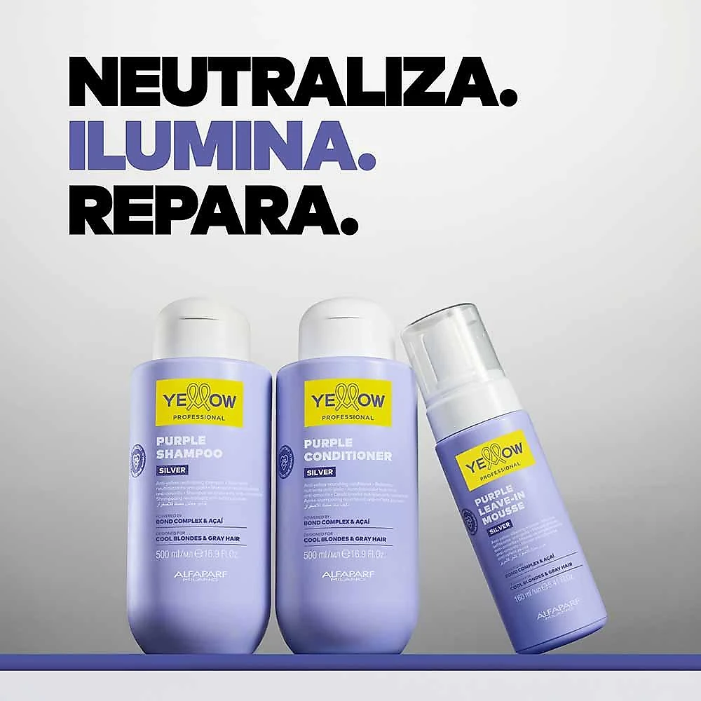 Leave-in mousse anti-amarelo yellow professional 200ml