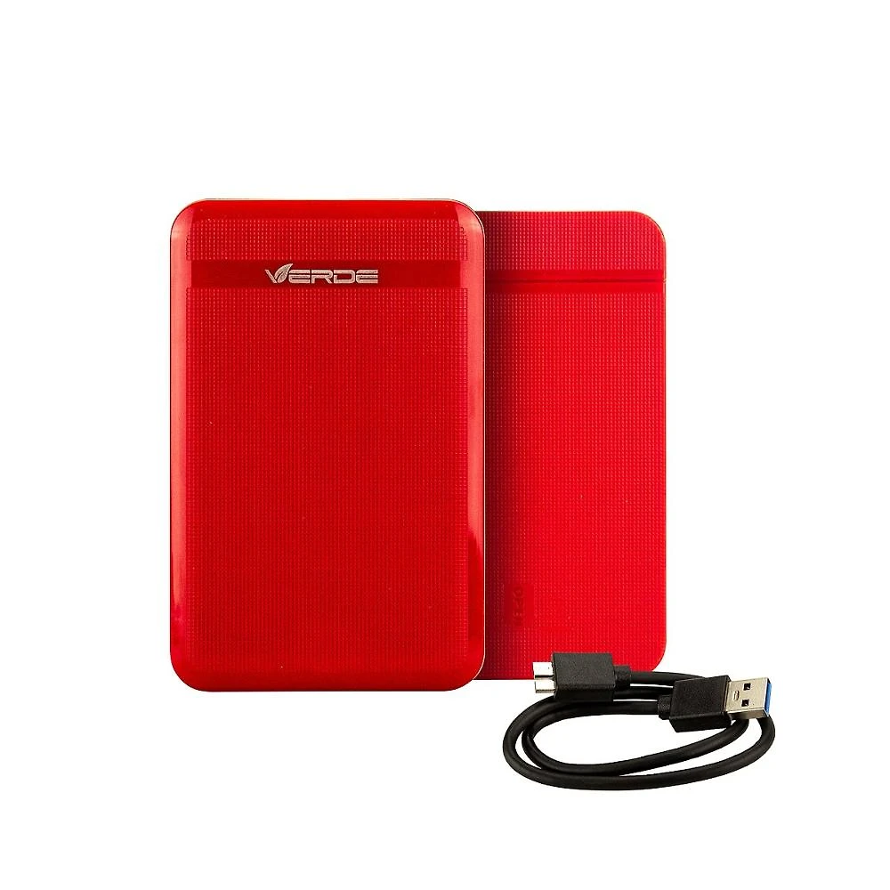 Case Gaveta para HD Externo - Vermelho - Verde
