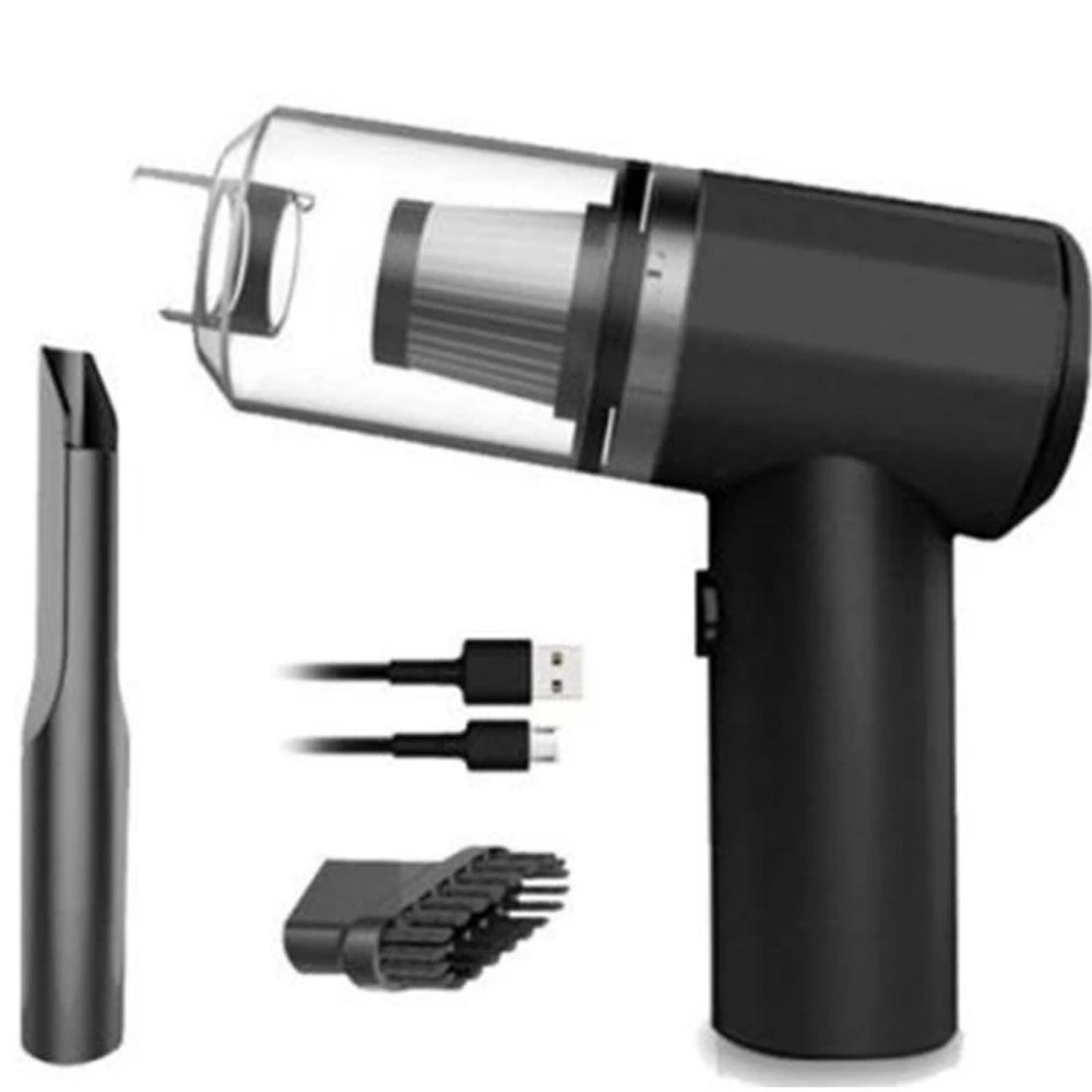 Mini Aspirador De Pó S/Fio Portátil Carregamento Via Usb