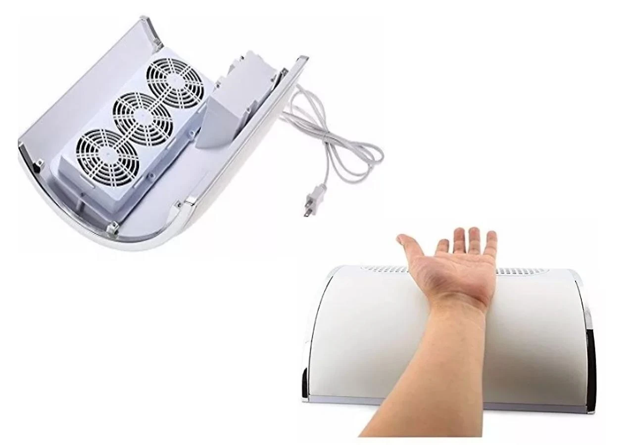 Miniatura Aspirador Coletor De Pó Para Unha 3 Ventiladores 110V
