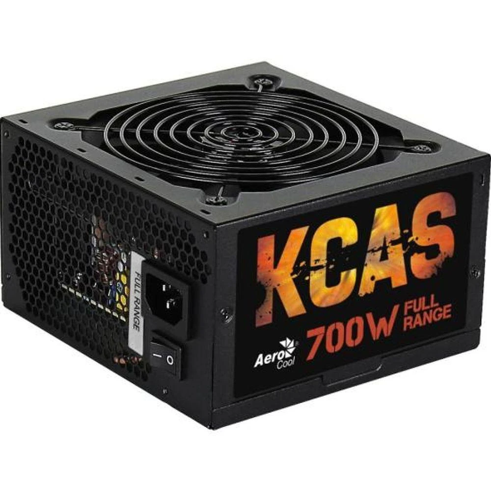 Fonte Gamer ATX KCAS 700W 80 Plus Full Range APFC com PFC Ativo Aerocool