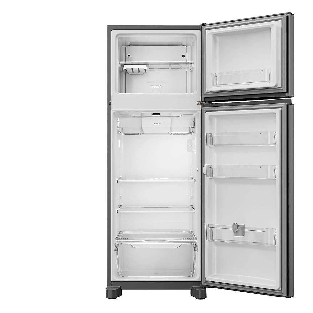 Geladeira Consul Duplex Frost Free 333L Inox CRM40MK Convencional 220V