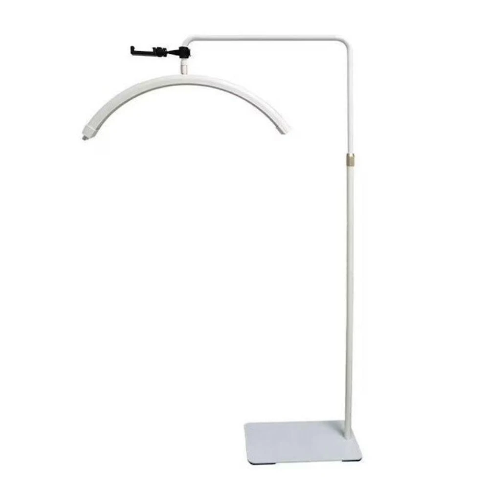 Luminária Meia Lua Estética Mesa Spa Arco 3 Tons com Rotação 360 Graus Branco OEM