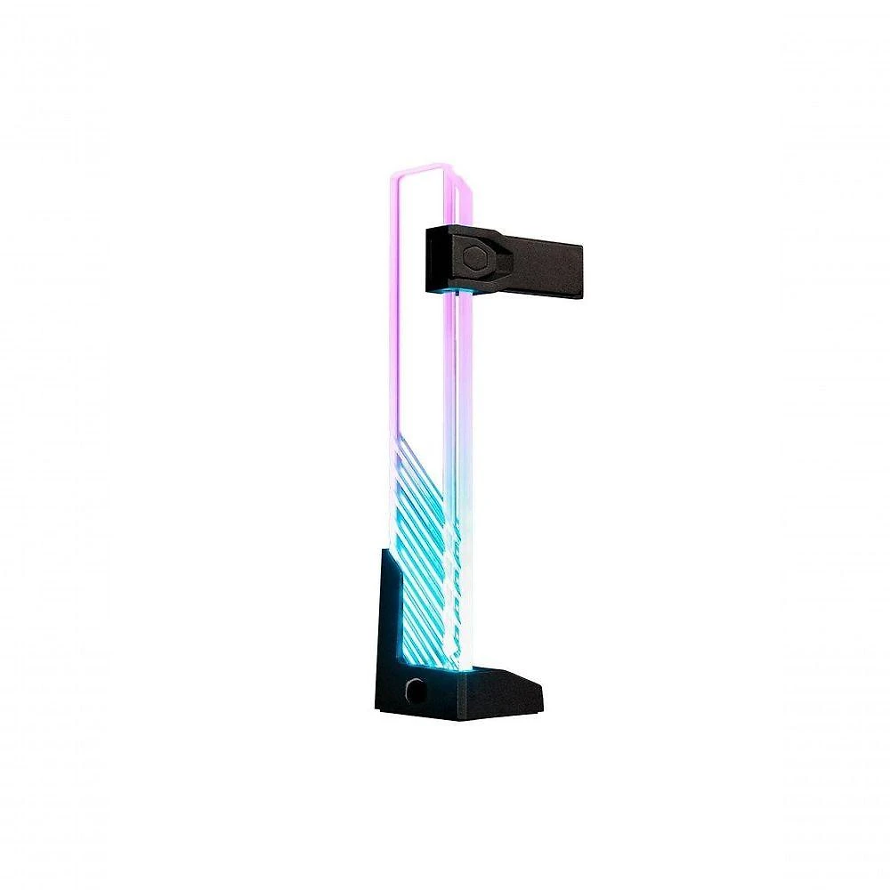 Suporte Universal para Placa de Vídeo MCA-U000R-GSBTG-00 com Vidro Temperado e Iluminação ARGB
