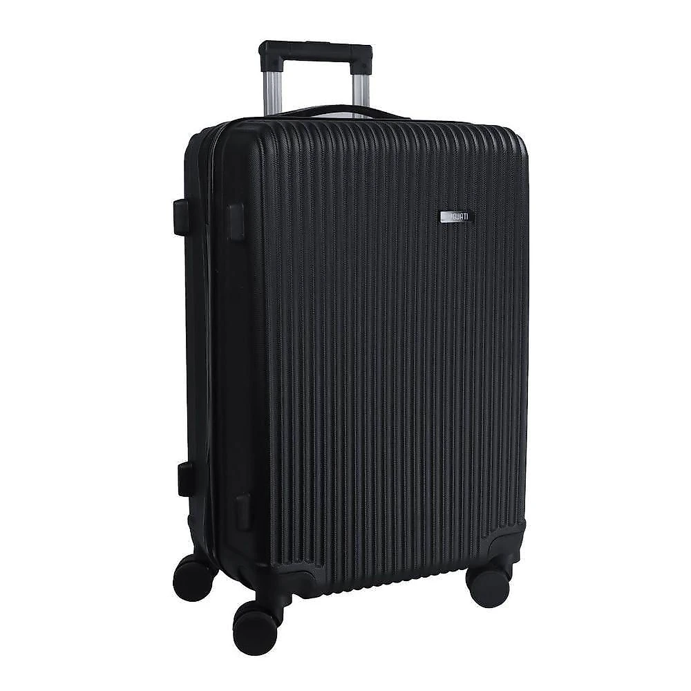 Mala de Viagem Grande Abs com Rodas 360o Zíper QMG-30 Preto Quati
