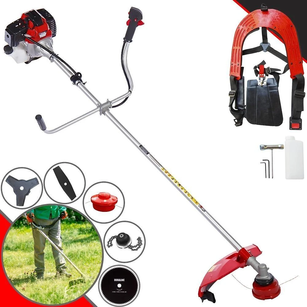 Roçadeira Rt52-l 52cc + Faca 2p 3p 80d Trimmer E Carretel