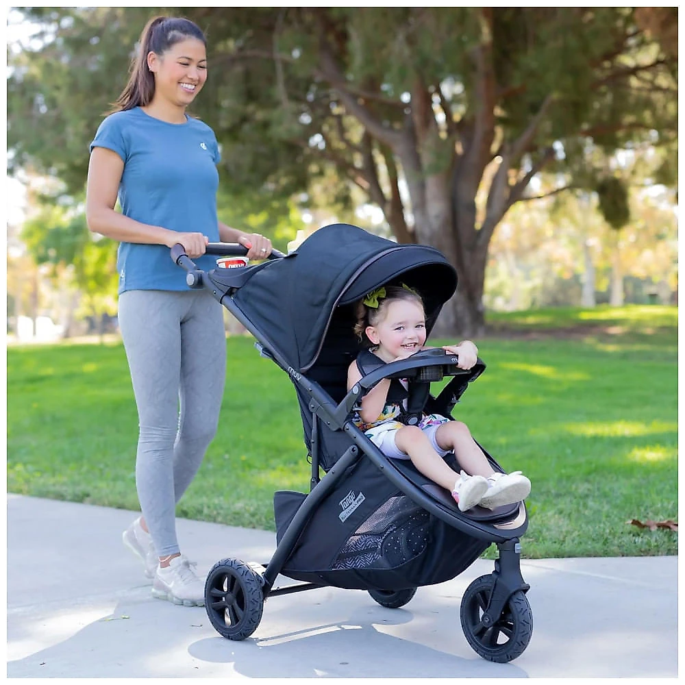 Sistema de Viagem Baby Trend Tango Pro Marrom com Cadeirinha Ally 35 para Recém-nascido até 15,9 kg brazilborder-0827000840333