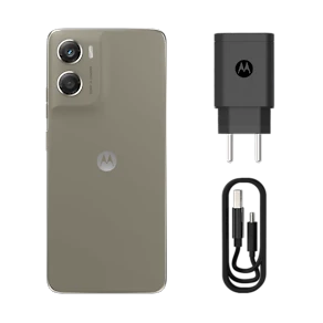 Smartphone Motorola Moto g06 4G Tela 6,9” 256GB Câmera 50MP Bege
