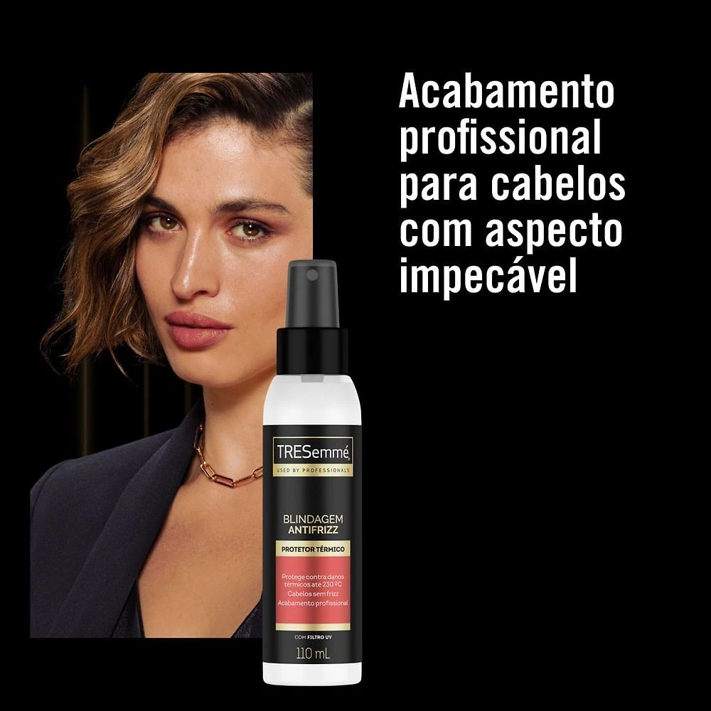 Miniatura Protetor Térmico Tresemme Blindagem Anti Frizz 110ml