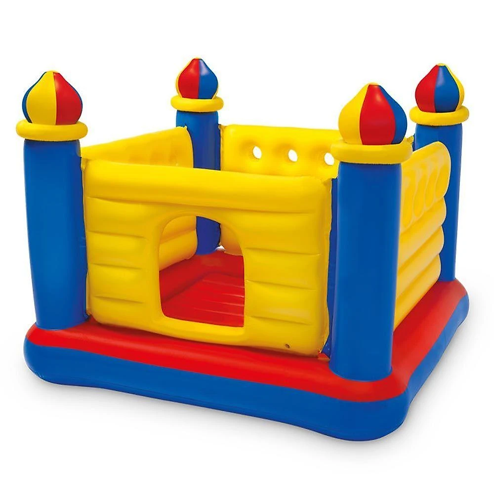 Pula Inflável Castelo Encantado com Bomba Elétrica 220V Infantil Intex